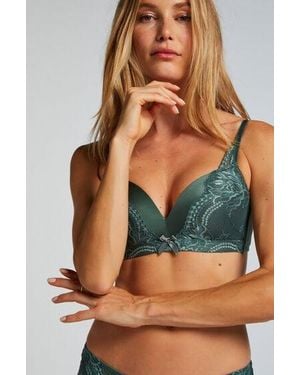 Hunkemöller Lycke Padded Non-Wired Bra - Green