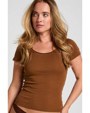 Hunkemöller Top Elevated Basic - Brown