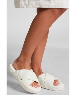 Hunkemöller Flip-Flops Waffle - White