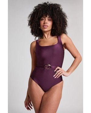 Hunkemöller Costa Shaping Bathingsuit - Purple