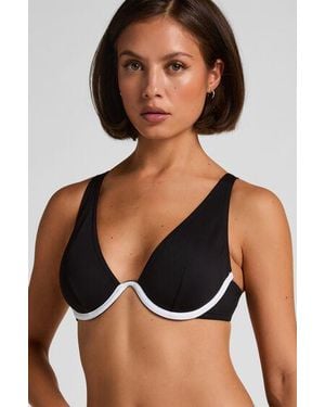 Hunkemöller Neoprene Bikini Top - Black
