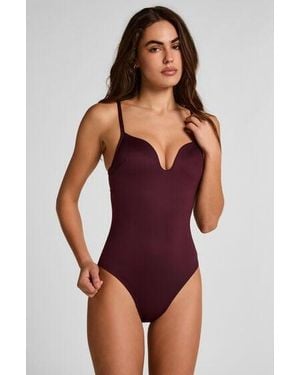Hunkemöller Neoprene Swimsuit - Red