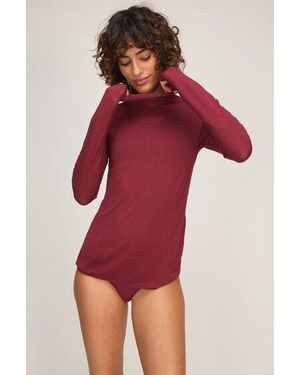 Hunkemöller Super Soft Turtleneck Shirt With Cashmere - Red