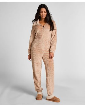 Hunkemöller Pelele de ochos con cremallera - Neutro