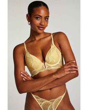Hunkemöller Sali Padded Underwired Longline Bra - Brown