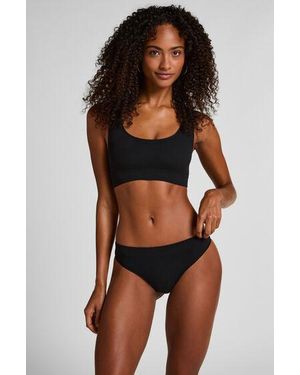 Hunkemöller Dianne High Leg Thong - Black
