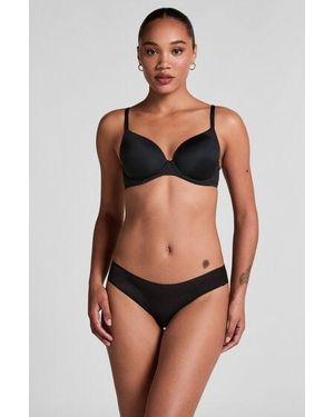 Hunkemöller Invisible Brazilian Stripe Mesh - Black