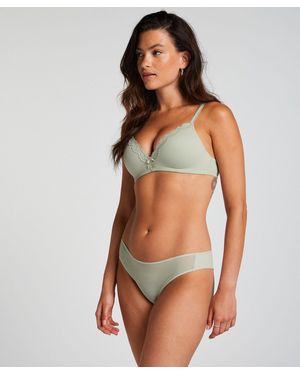 Slip bresilien invisible stripe mesh Hunkemoller en coloris Violet Lyst