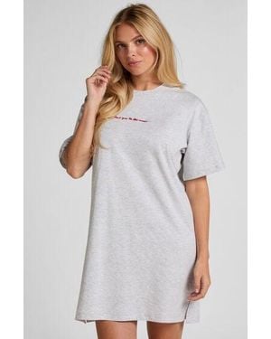 Hunkemöller Round Neck Nightshirt - White