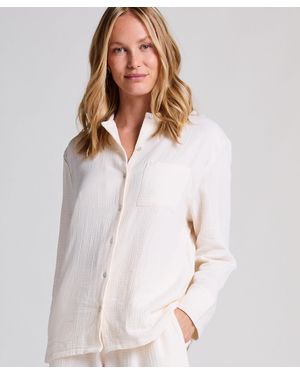Hunkemöller Chaqueta de muselina - Blanco