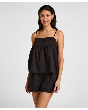 Hunkemöller Short de Pijama - Negro