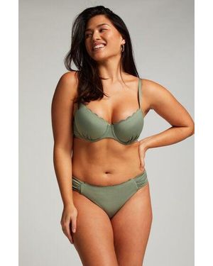 Hunkemöller Scallop Rio Bikini Bottoms - Green