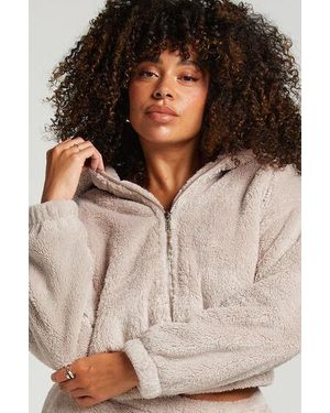 Hunkemöller Fleece Top - Brown