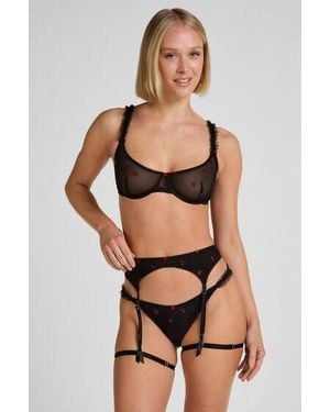 Hunkemöller Jarretel Chelsey - Zwart
