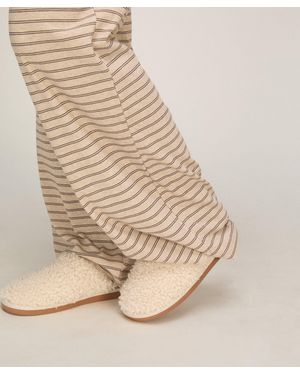 Hunkemöller Zapatillas Curly Fur - Neutro