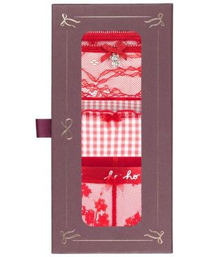 Hunkemöller Christmas Thong Giftset - Red