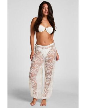 Hunkemöller Kanten Ballonbroek Sunset - Wit