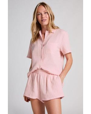 Hunkemöller Muslin Short - Pink