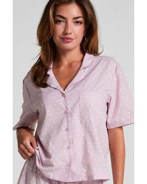 Hunkemöller Jacket Cotton - Purple