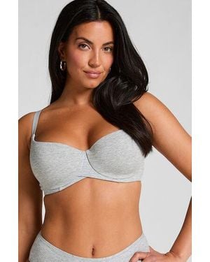 Hunkemöller Katoenen Voorgevormde Beugel Bh - Bruin