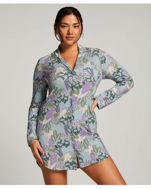 Hunkemöller Grass Nightshirt - Blue