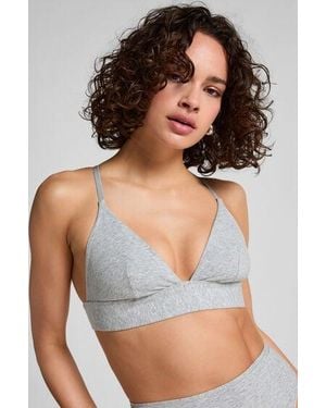 Hunkemöller Cotton Bralette - Grey
