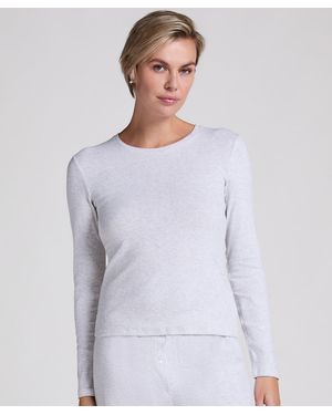 Hunkemöller Pyjama Top Pointelle - White