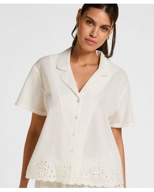 Hunkemöller Jacket Scallop - Weiß