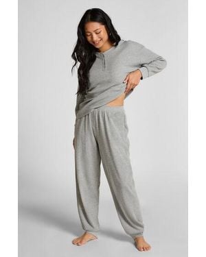 Hunkemöller Joggers Waffle - Grey