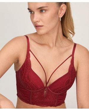 Hunkemöller Bustier push-up Tosca - Rojo