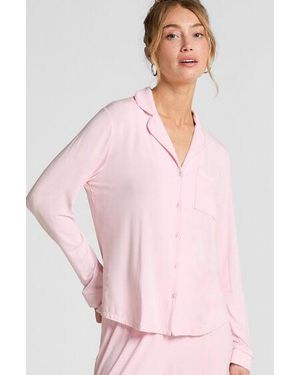 Hunkemöller Essential Jersey Long-Sleeved Jacket - Pink