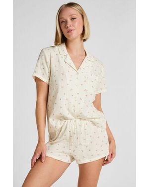 Hunkemöller Muslin Short - White