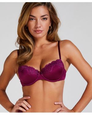 Hunkemöller Voorgevormde Beugel Bh Lace & Shine - Rood