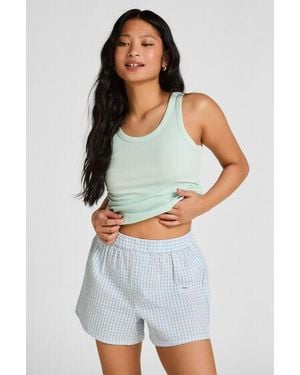 Hunkemöller Pyjama Short Seersucker - Roze
