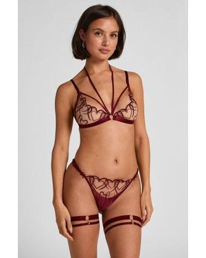 Hunkemöller Elastic Leg Garters - Red