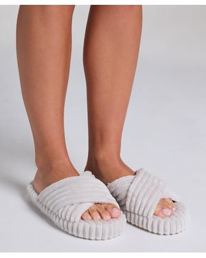 Hunkemöller Slippers Crossed - White