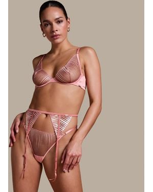 Hunkemöller Alice Suspenders - Brown