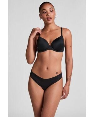 Hunkemöller Invisible Cotton Thong - Black