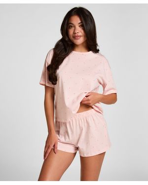 Hunkemöller Juego de pijama de algodón - Rosa