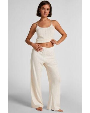 Hunkemöller Pointelle Pant - White