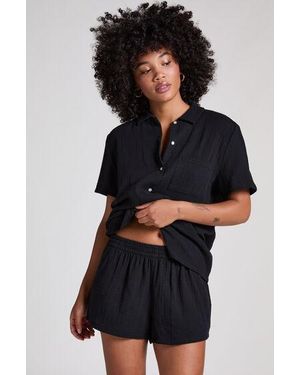 Hunkemöller Muslin Short - Black