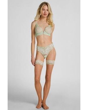 Hunkemöller Stay-Ups 15 Denier Kant - Naturel