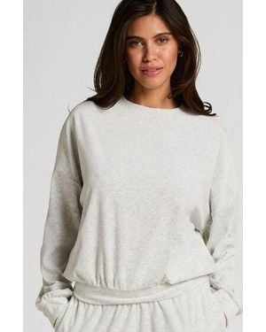 Hunkemöller Velours Top - White