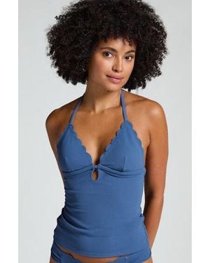 Hunkemöller Shaping Tankini - Blauw