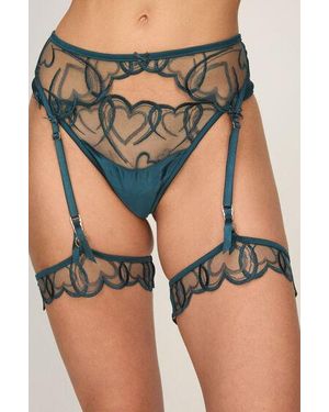 Hunkemöller Jarretel Olivia - Blauw