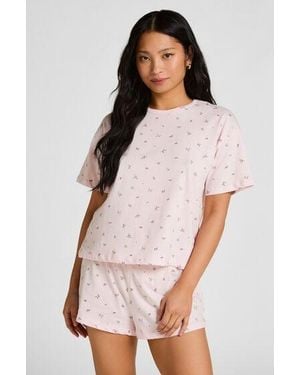 Hunkemöller Pyjama Set Cotton - White
