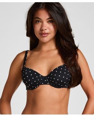 Hunkemöller Bardolino Gepolstertes Bügel-Bikini-Oberteil - Schwarz