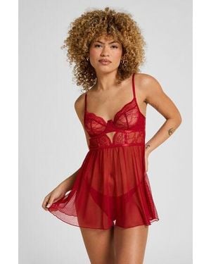 Hunkemöller Isabelle Babydoll - Red