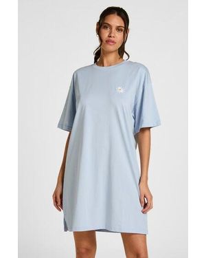 Hunkemöller Roundneck Nightshirt - Blue
