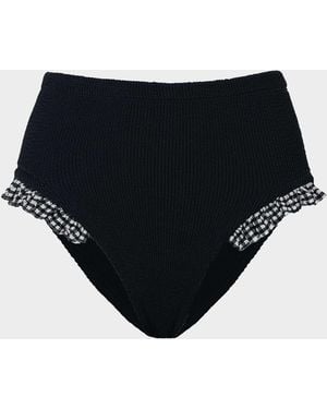 Hunza G High Waist Bikini Bottom - Black